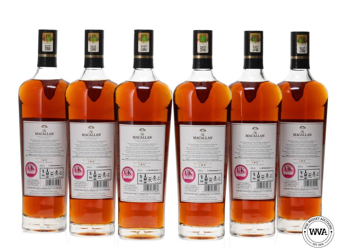 Macallan James Bond 60th Anniversary - Decades I - VI