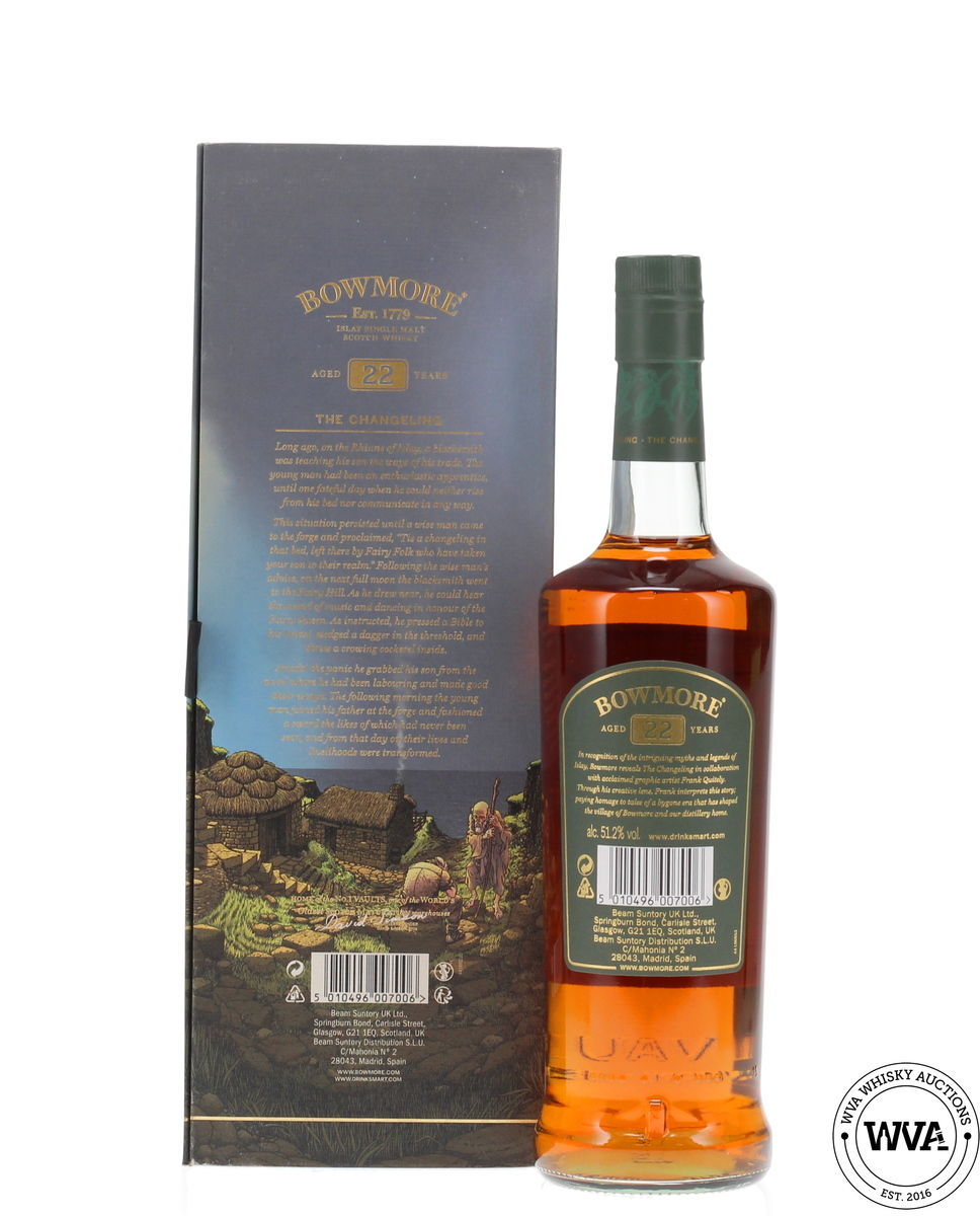 Bowmore 22 Year Old "The Changeling" - Frank Quitely
