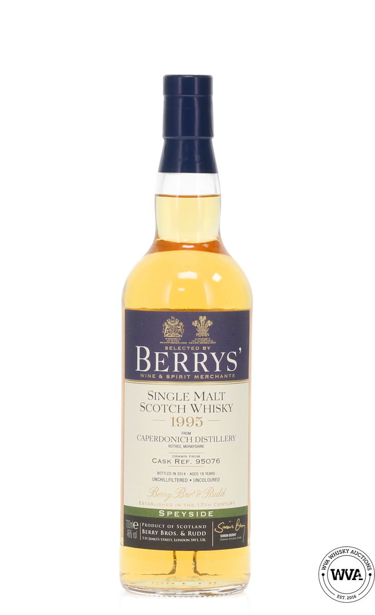 Caperdonich 18 Year Old 1995 #95076 - Berry Bro's & Rudd