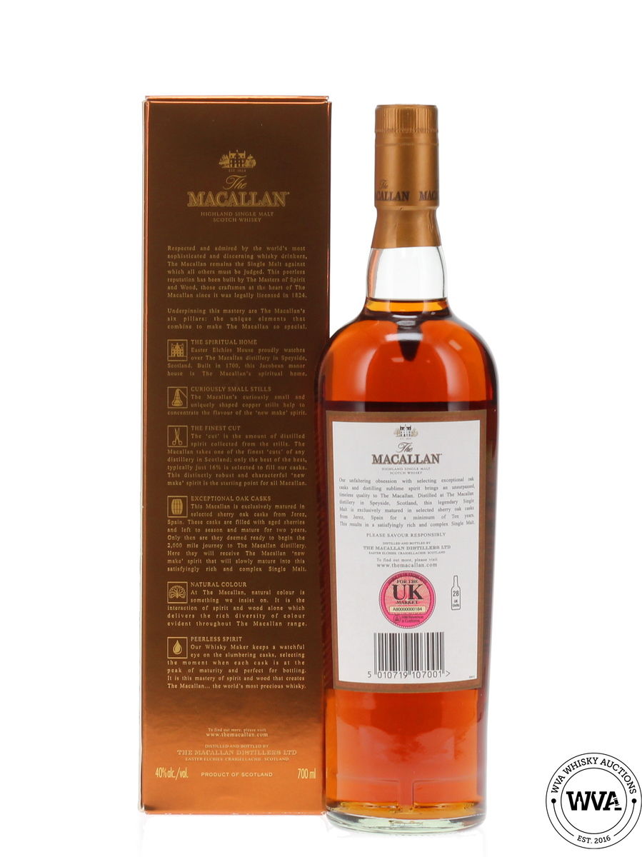 Macallan 10 Year Old Sherry Oak