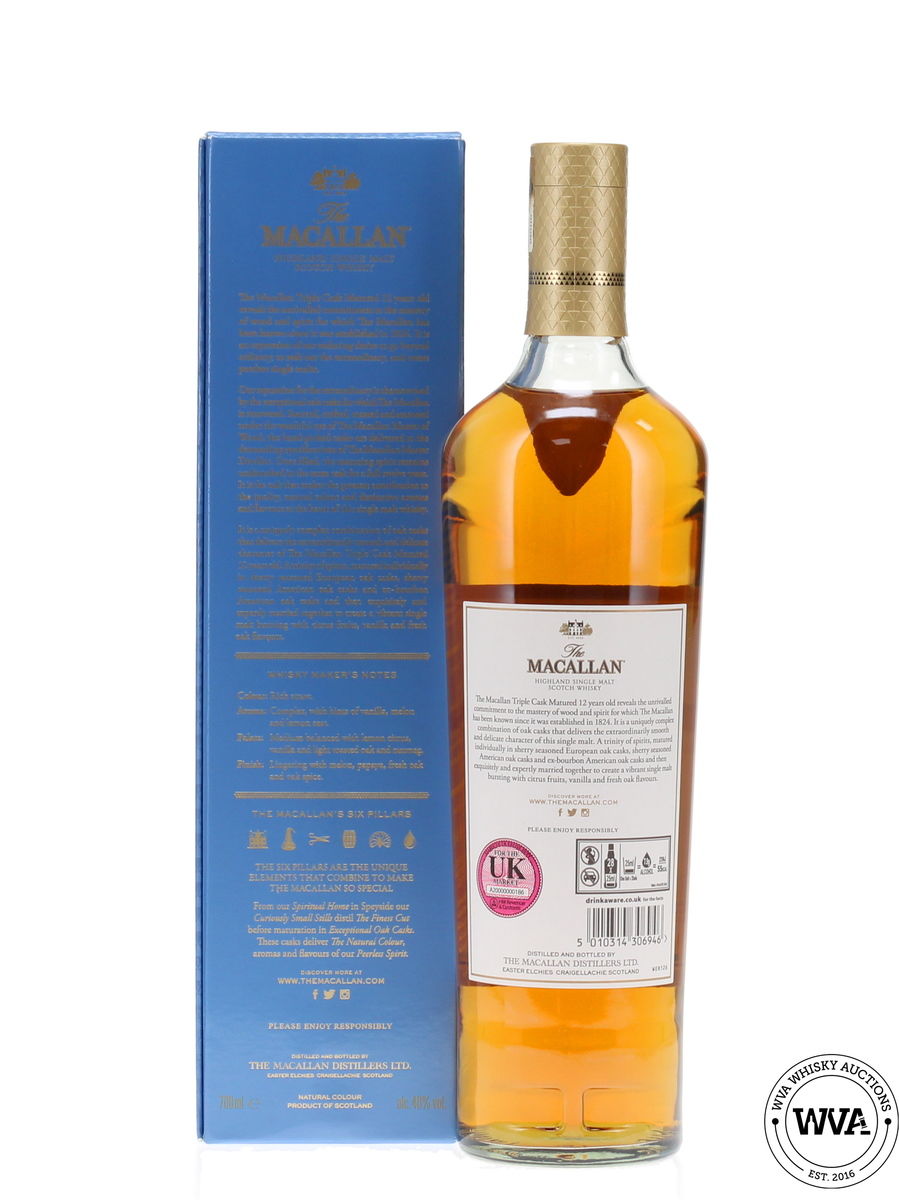 Macallan 12 Year Old Triple Cask