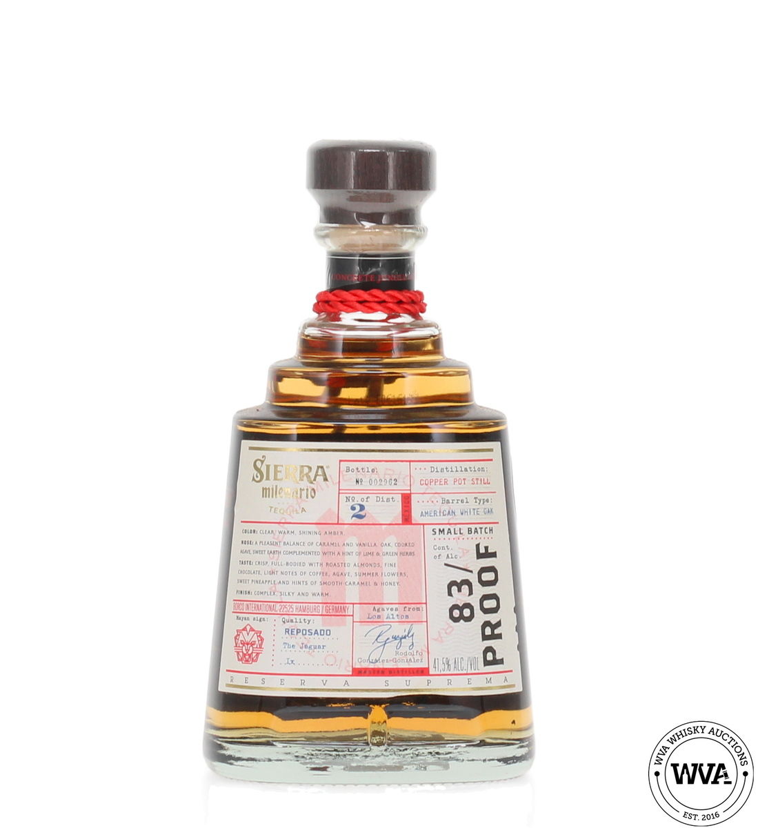 Sierra Milenario Reposado Tequila