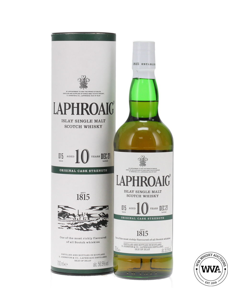 Laphroaig 10 Year Old 2021 Batch #015 Original Cask Strength