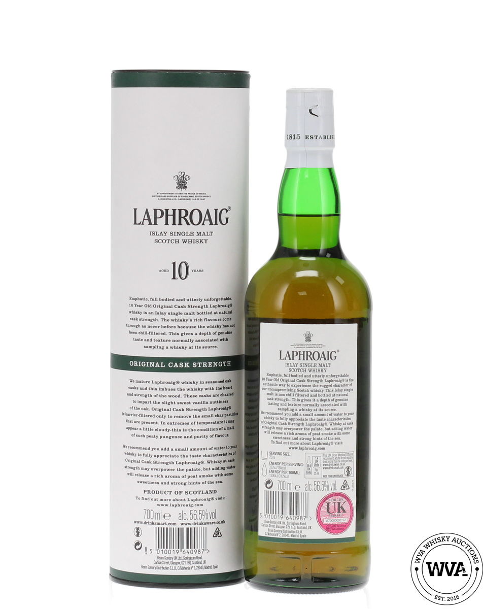 Laphroaig 10 Year Old 2021 Batch #015 Original Cask Strength