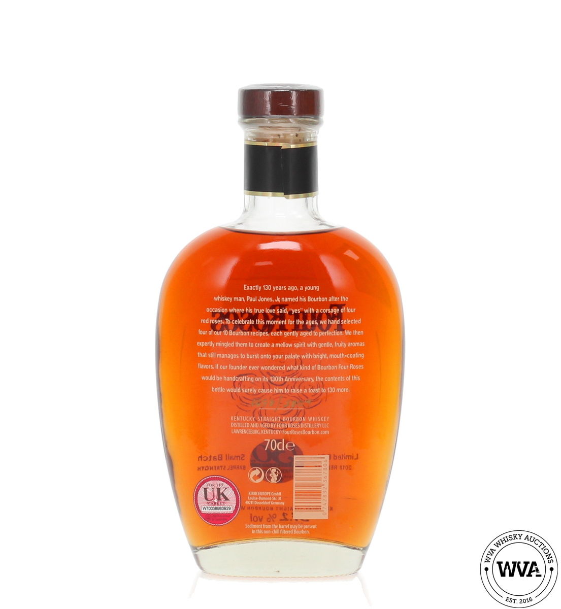Four Roses 130TH Anniversary 2018 Release Small Batch Bourbon