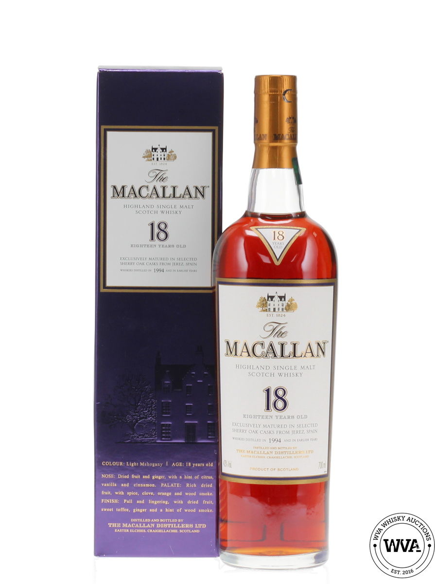 Macallan 18 Year Old (1994) Import