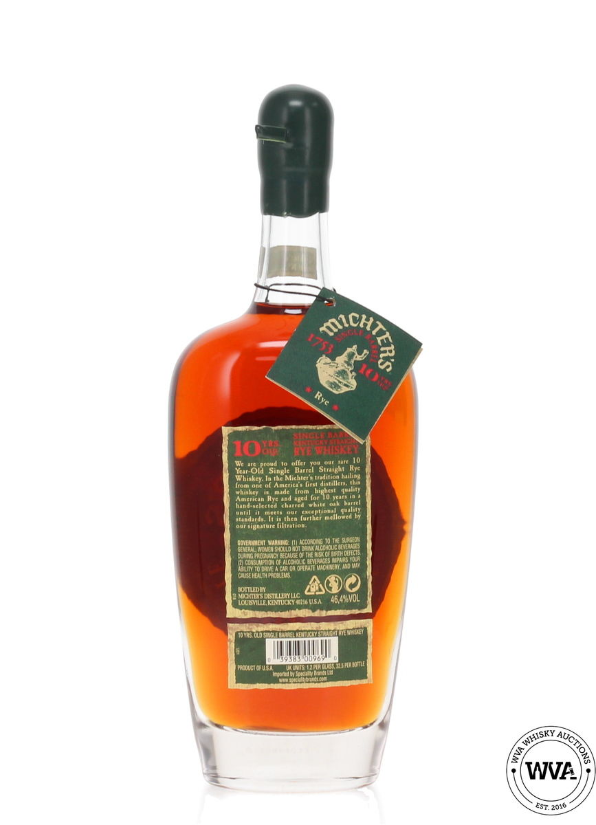 Michter's Single Barrel 10 Year Old - Kentucky Straight Rye