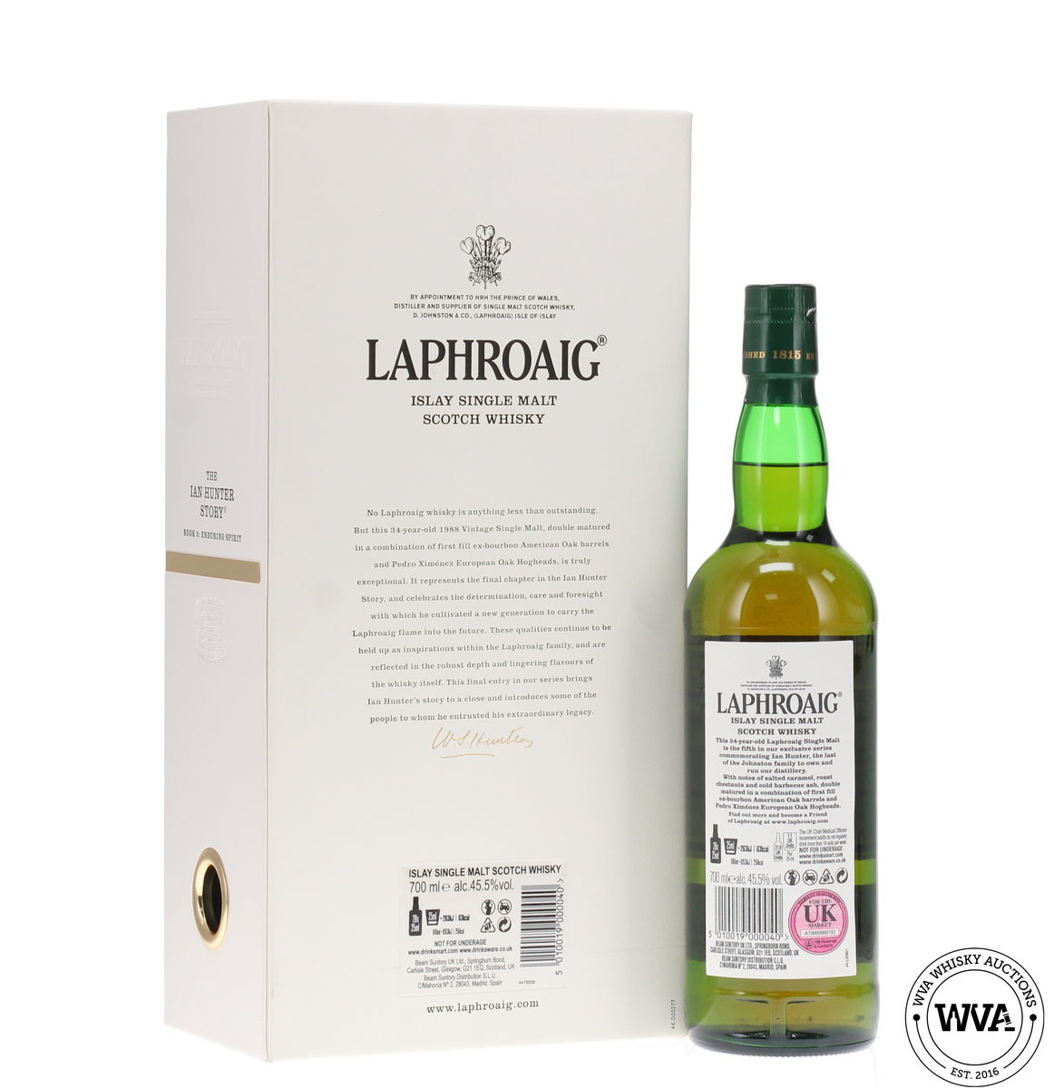 Laphroaig 34 Year Old - The Ian Hunter Story - Book 5 Enduring Spirit