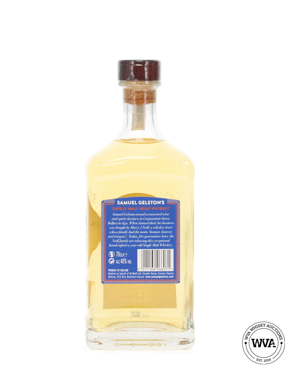 Gelston's 12 Year Old Irish Whiskey