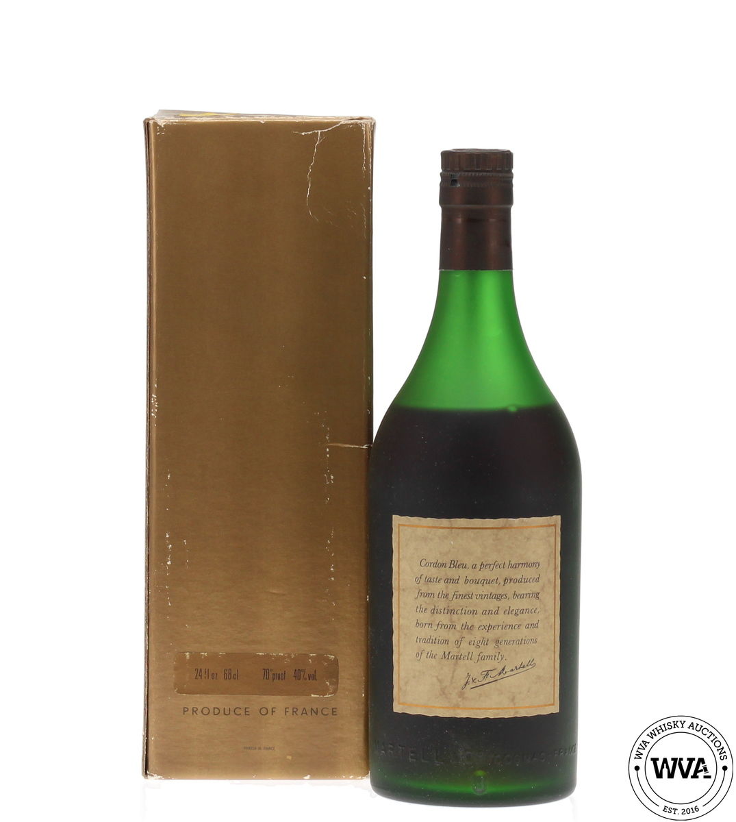 Martell Cordon Bleu Cognac 68cl - 1970's