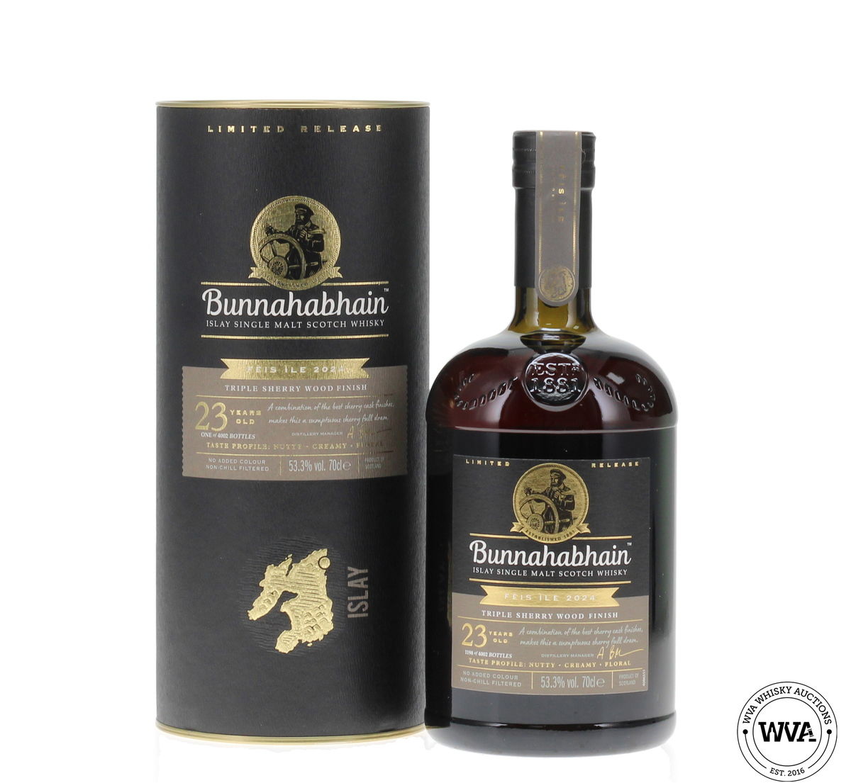 Bunnahabhain 23 Year Old Feis Ile 2024 - Triple Sherry Wood Finish