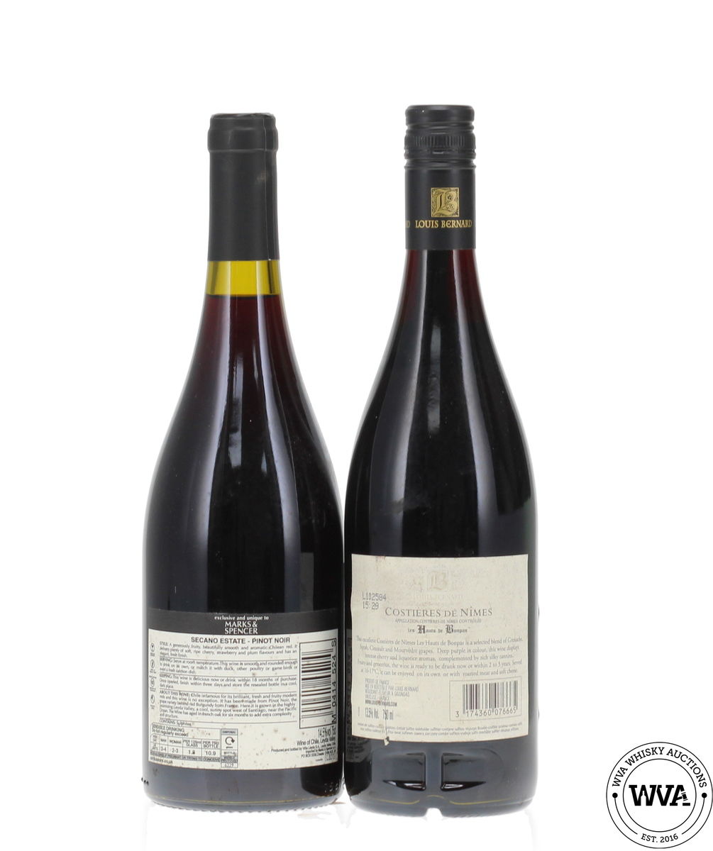 Secano Estate Pinot Noir & Les Hauts de Bonp 2009as