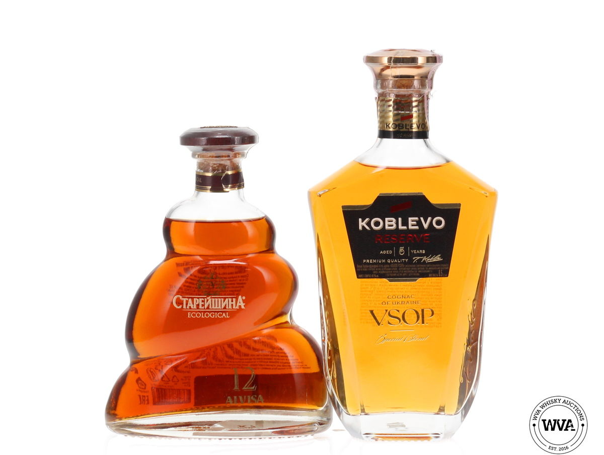 Cognac "Elder" Imperial 12 Year Old & Koblevo Reserve VSOP