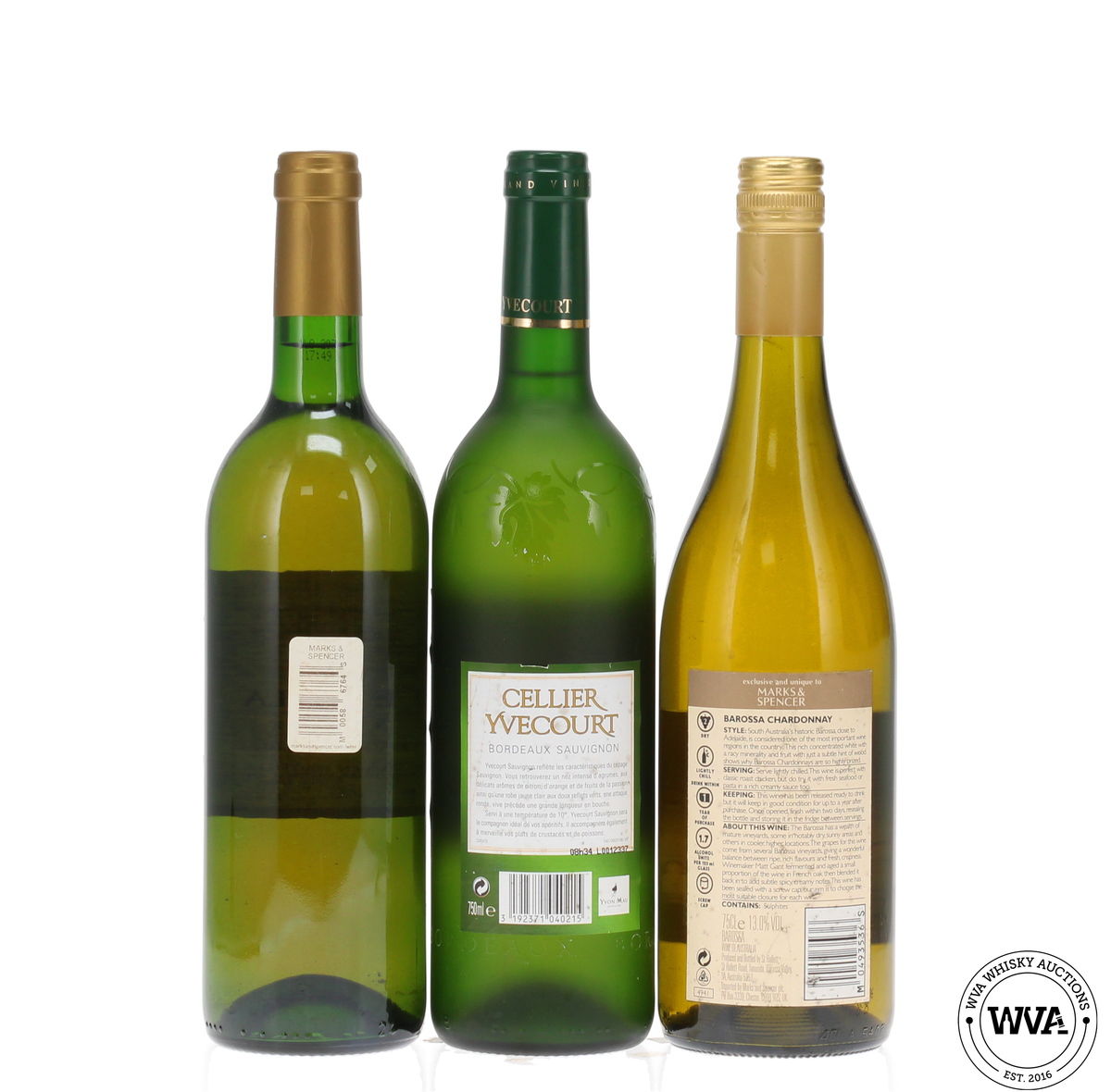 Assorted White Wine x3