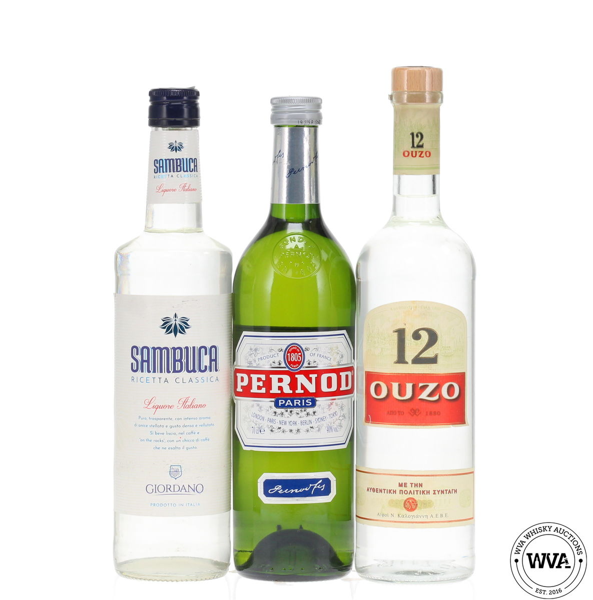  Sambuca, Pernod & Ouzo 12