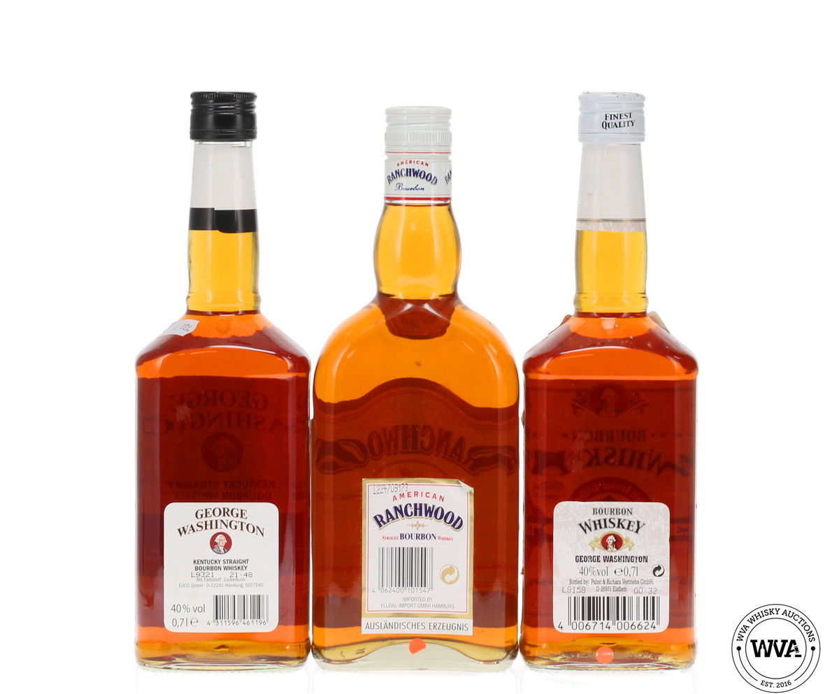 Assorted Kentucky Straight Bourbon x3