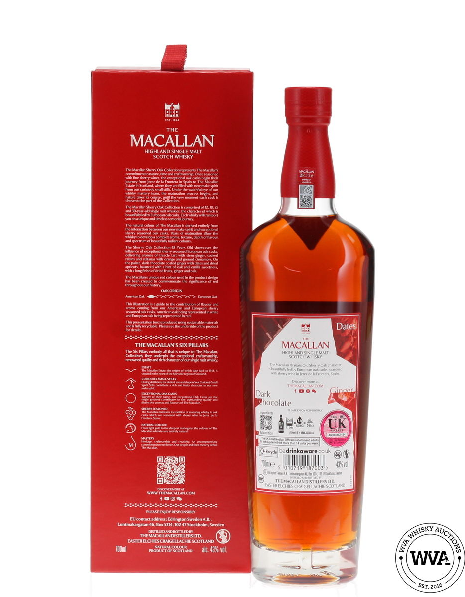 Macallan 18 Year Old - Sherry Oak Collection (2025)