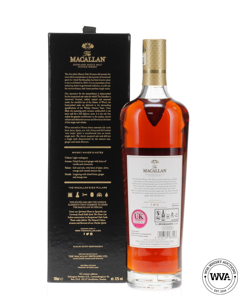 Macallan 18 Year Old Sherry Oak (2022)