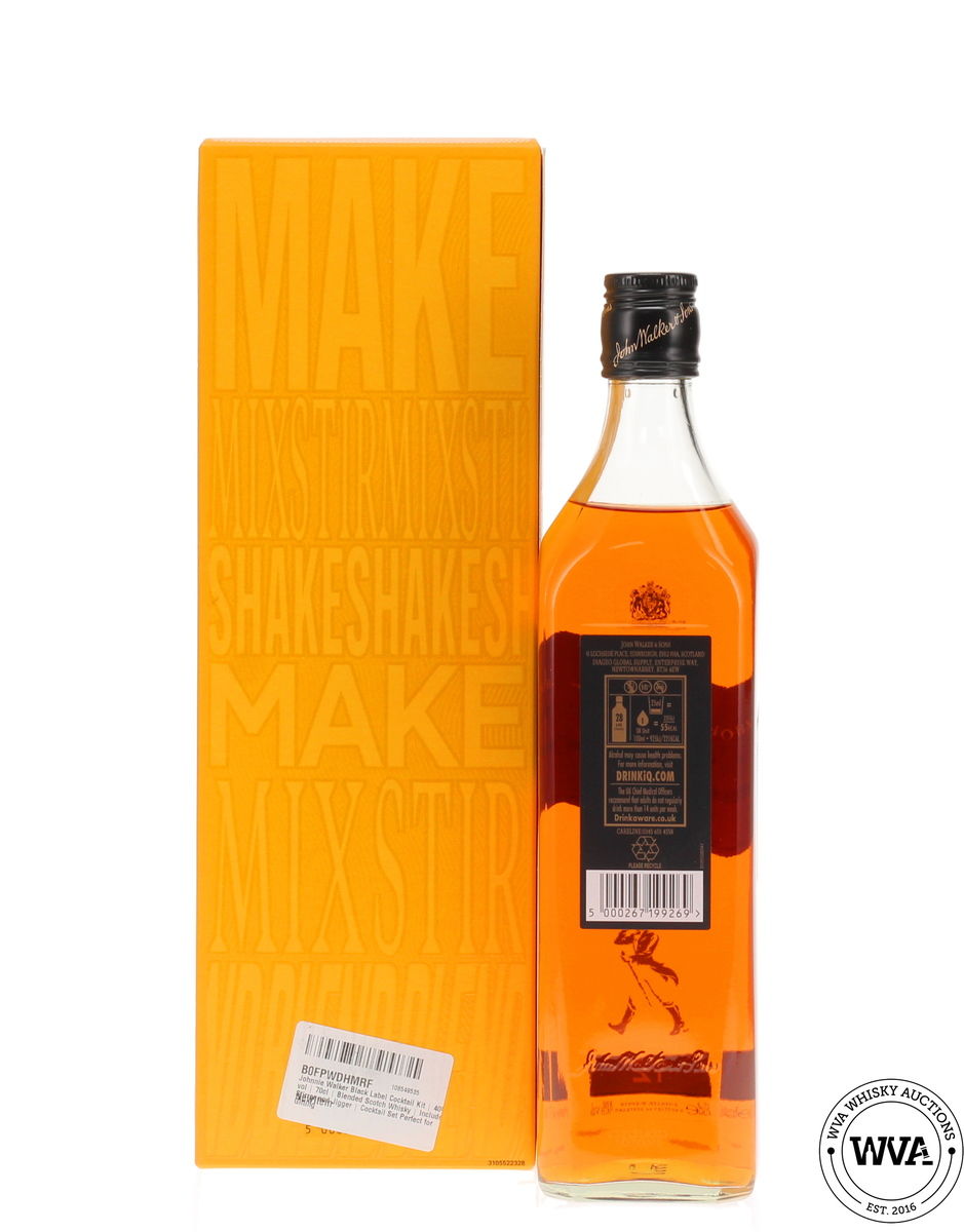 Johnnie Walker Black Label 12 Year Old - Cocktail Set