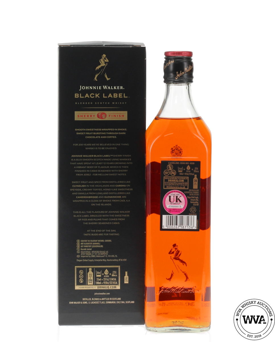 Johnnie Walker Black Label 12 Year Old - Sherry Finish