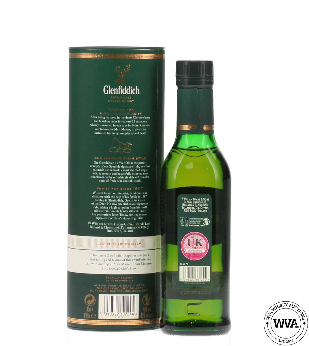 Glenfiddich 12 Year Old - Our Signature Malt (35cl)