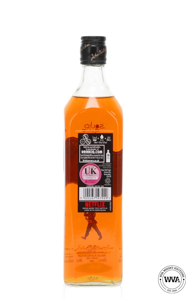 Johnnie Walker 12 Year Old Black Label - Squid Game Limited Edition 456