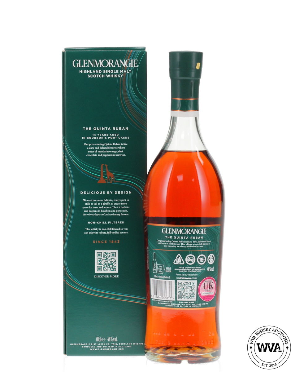 Glenmorangie 14 Year Old - Quinta Ruban Bourbon & Port Cask