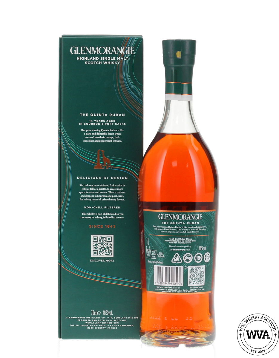 Glenmorangie 14 Year Old - Quinta Ruban Bourbon & Port Cask
