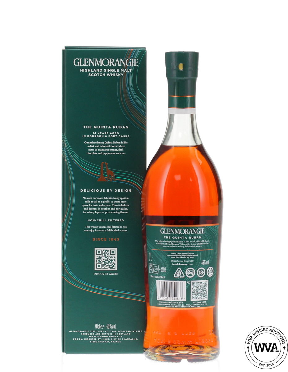 Glenmorangie 14 Year Old - Quinta Ruban Bourbon & Port Cask
