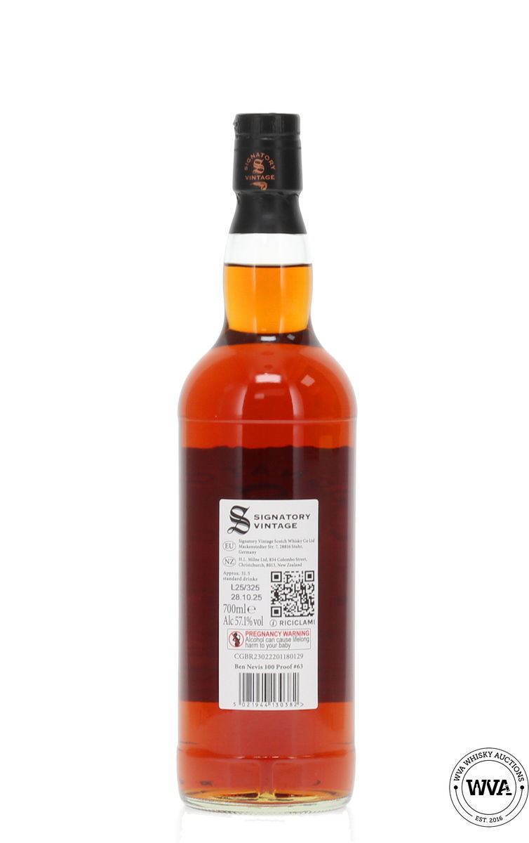 Ben Nevis 10 Year Old 2014 #63 - Signatory Vintage