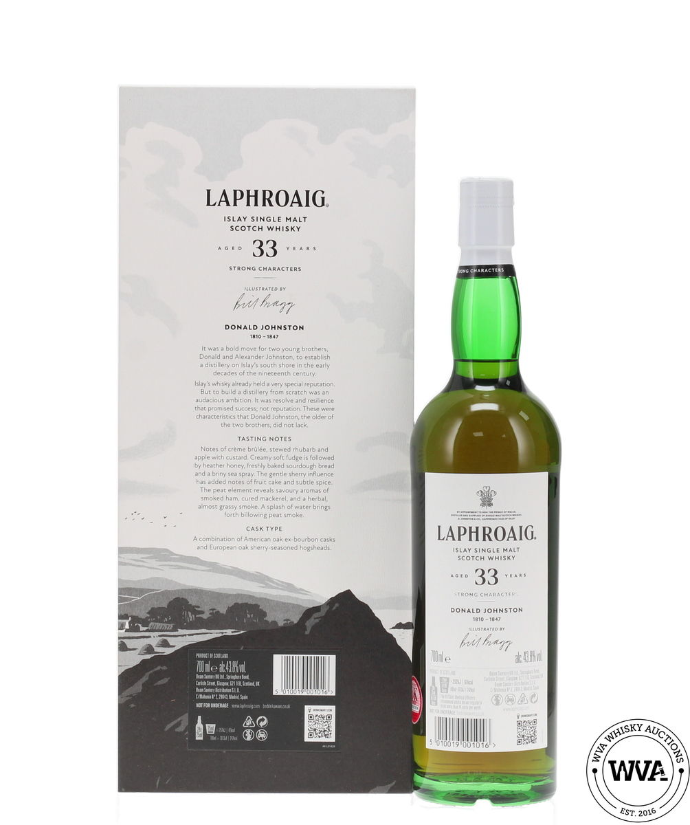 Laphroaig 33 Year Old Strong Characters - Donald Johnston