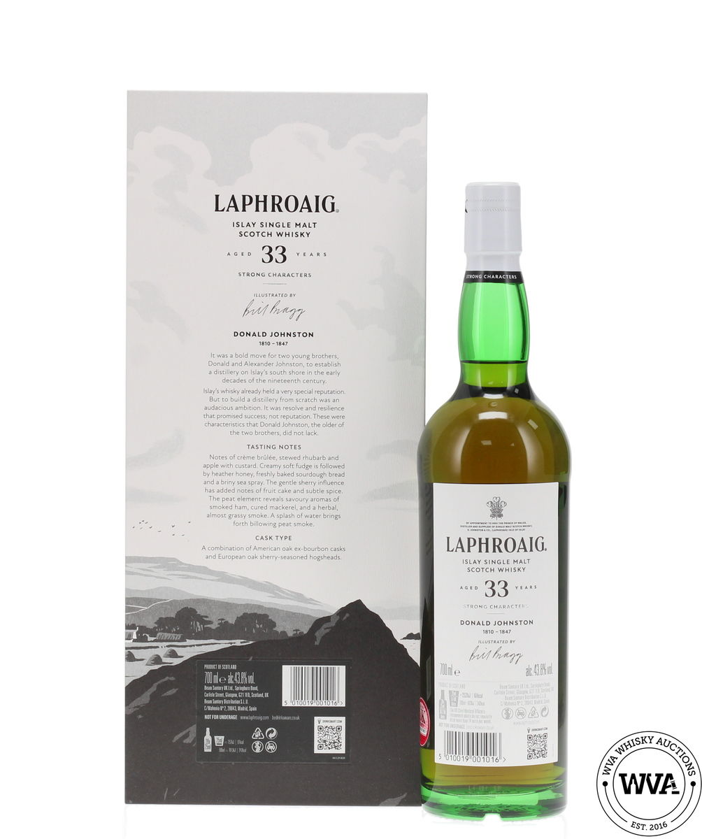 Laphroaig 33 Year Old Strong Characters - Donald Johnston