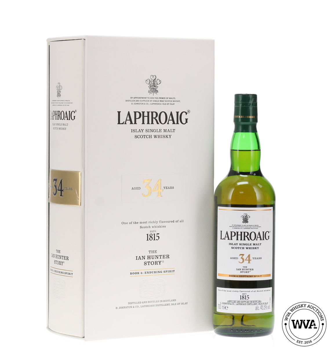 Laphroaig 34 Year Old - The Ian Hunter Story - Book 5 Enduring Spirit
