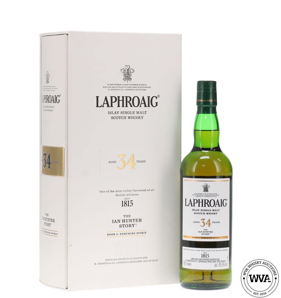 Laphroaig 34 Year Old - The Ian Hunter Story - Book 5 Enduring Spirit