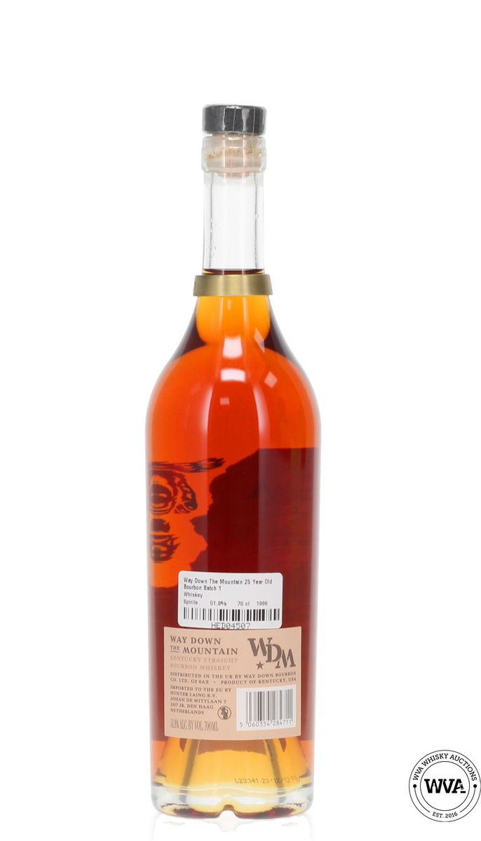 Way Down The Mountain 25 Year Old 1996 Bourbon Batch No.1