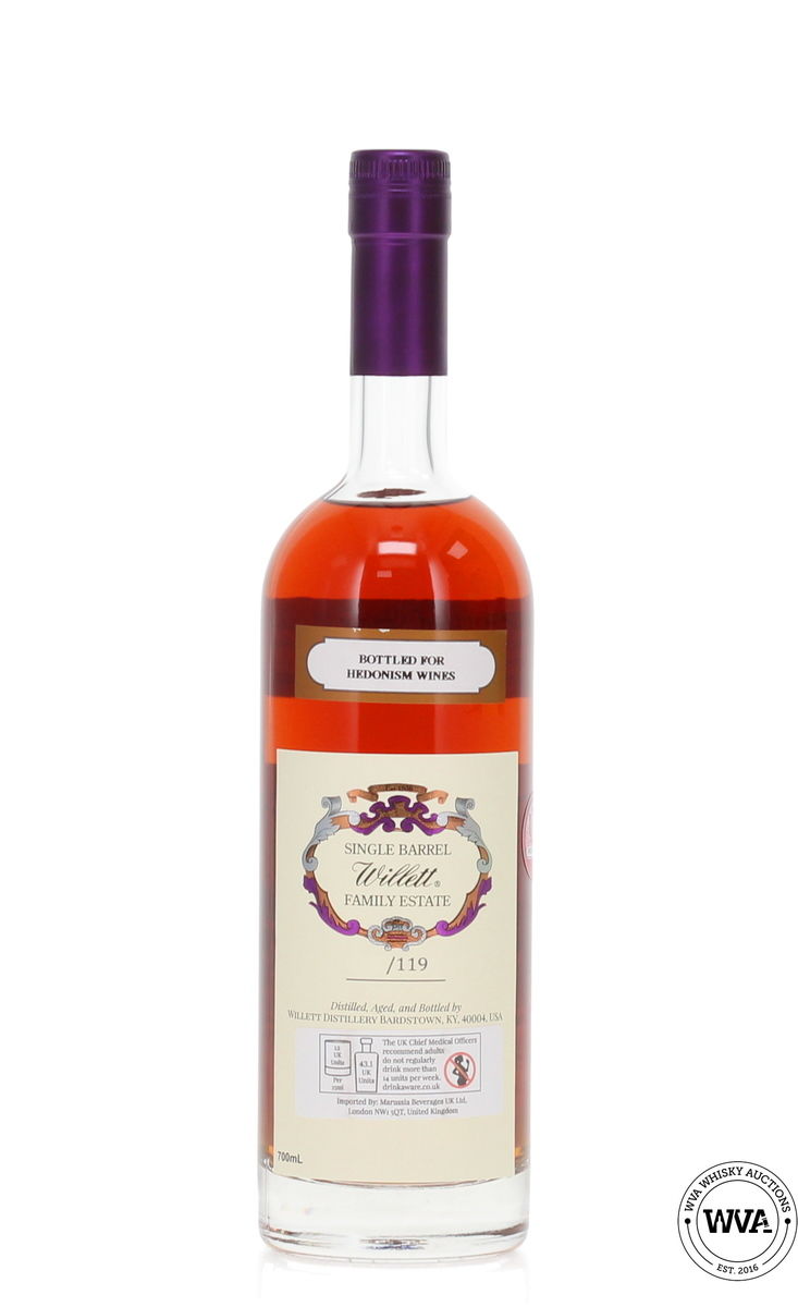 Willett 11 Year Old #2044 Single Barrel Bourbon - Hedonism Wines Exclusive