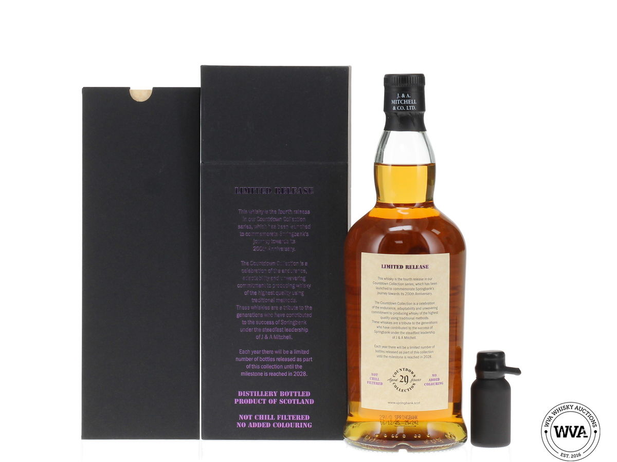 Springbank 29 Year Old 2026 - Countdown Collection & Sample
