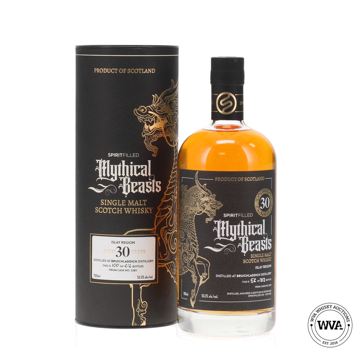 Bruichladdich 30 Year Old #2283 - Mythical Beasts