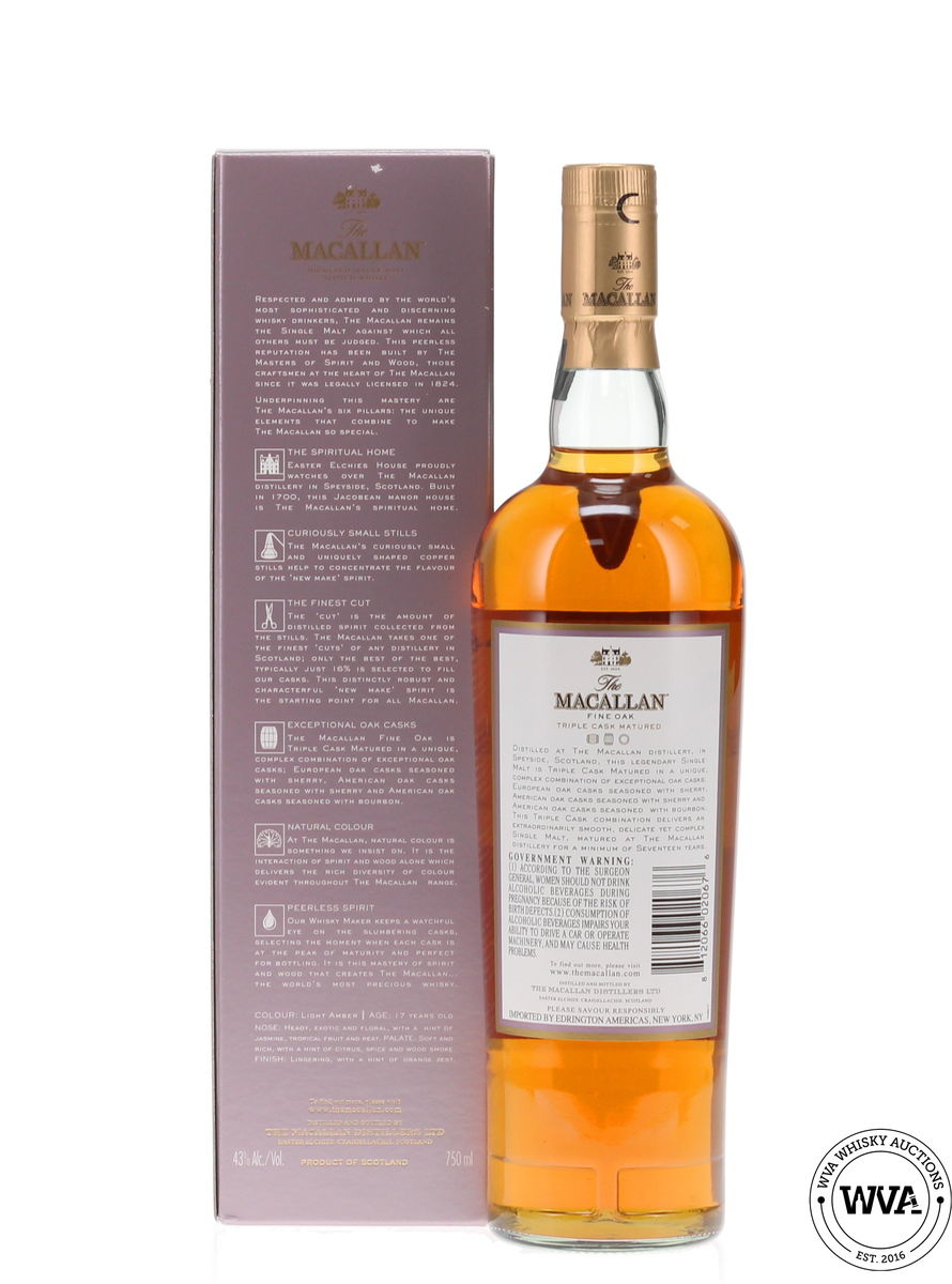 Macallan 17 Year Old Fine Oak