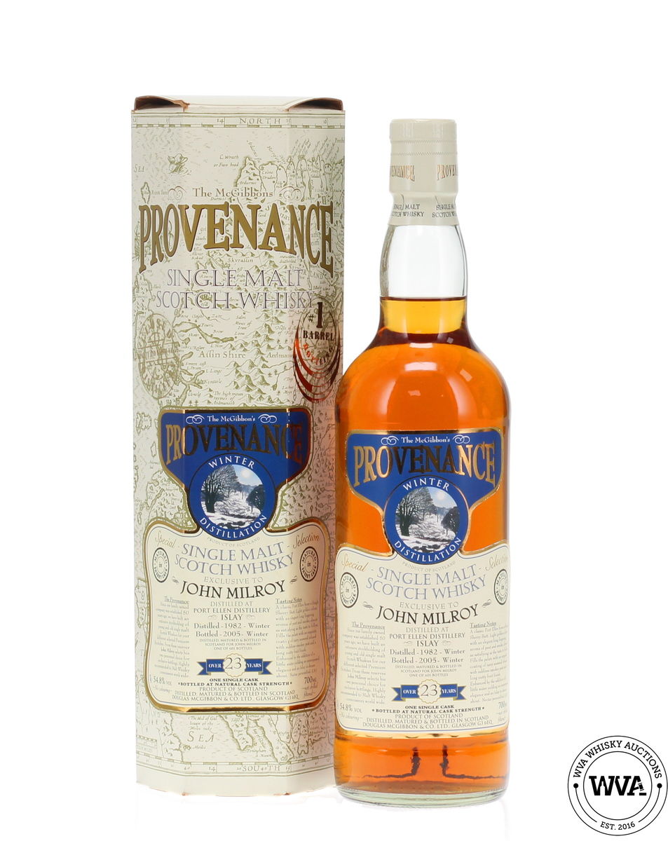 Port Ellen 23 Year Old - John Molroy - Provenance