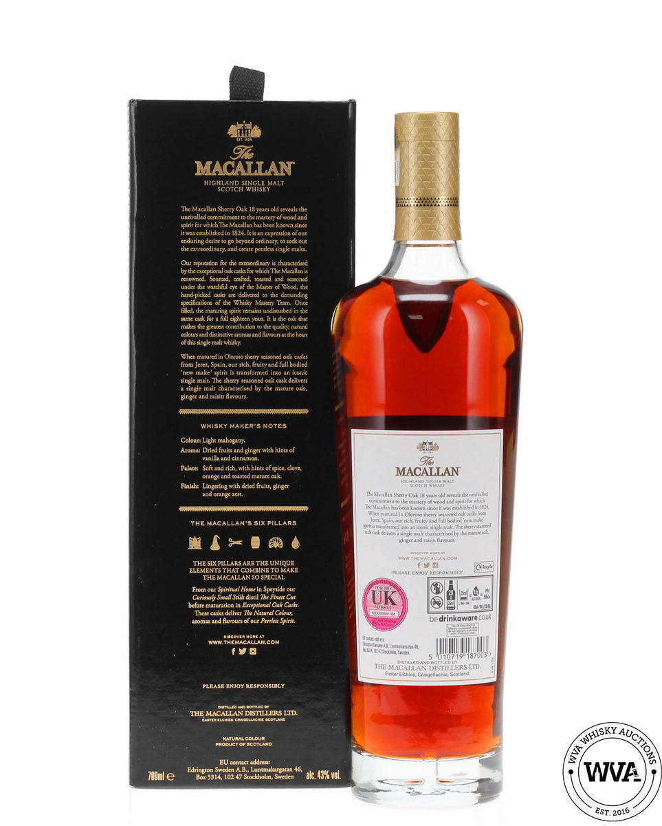 Macallan 18 Year Old Sherry Oak (2022)
