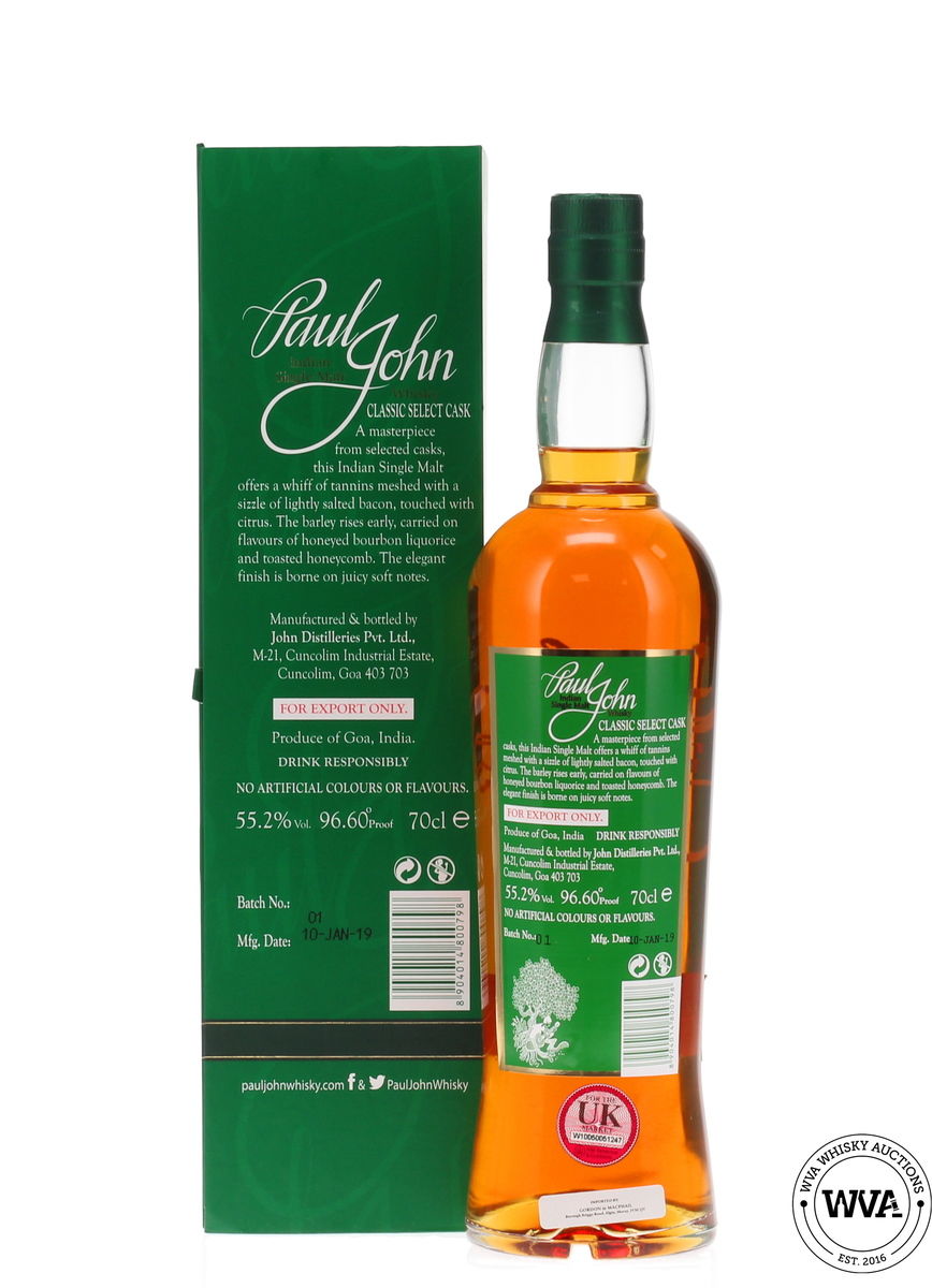 Paul John - Classic Select Cask