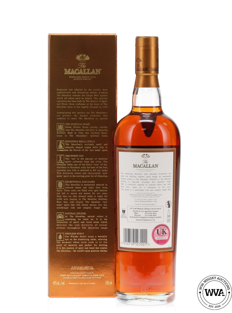 Macallan 10 Year Old Sherry Oak