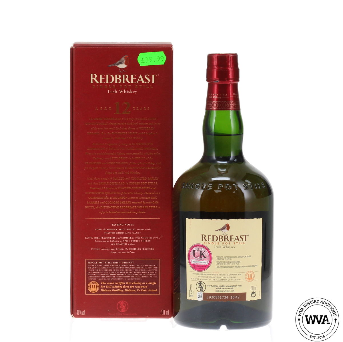 Redbreast 12 Year Old