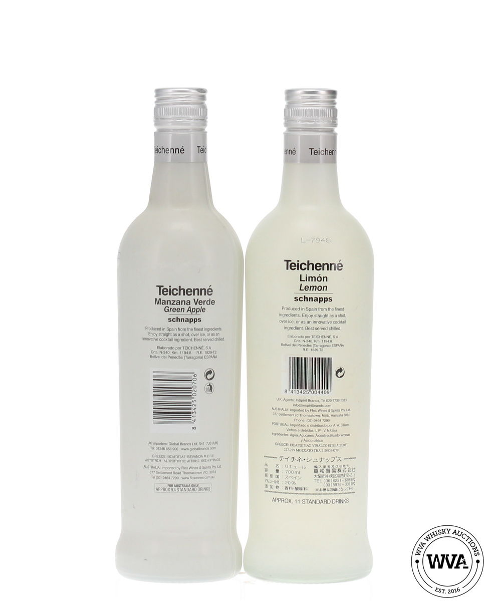 Teichenné Manzana Verde Green Apple Schnapps & Teichenné Limón Lemon Schnapps
