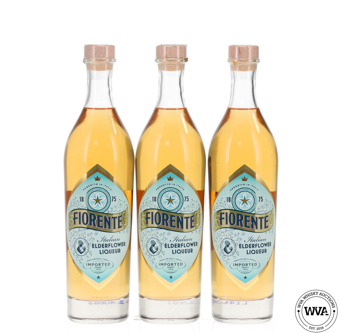  Fiorente Italian Elderflower Liqueur x 3