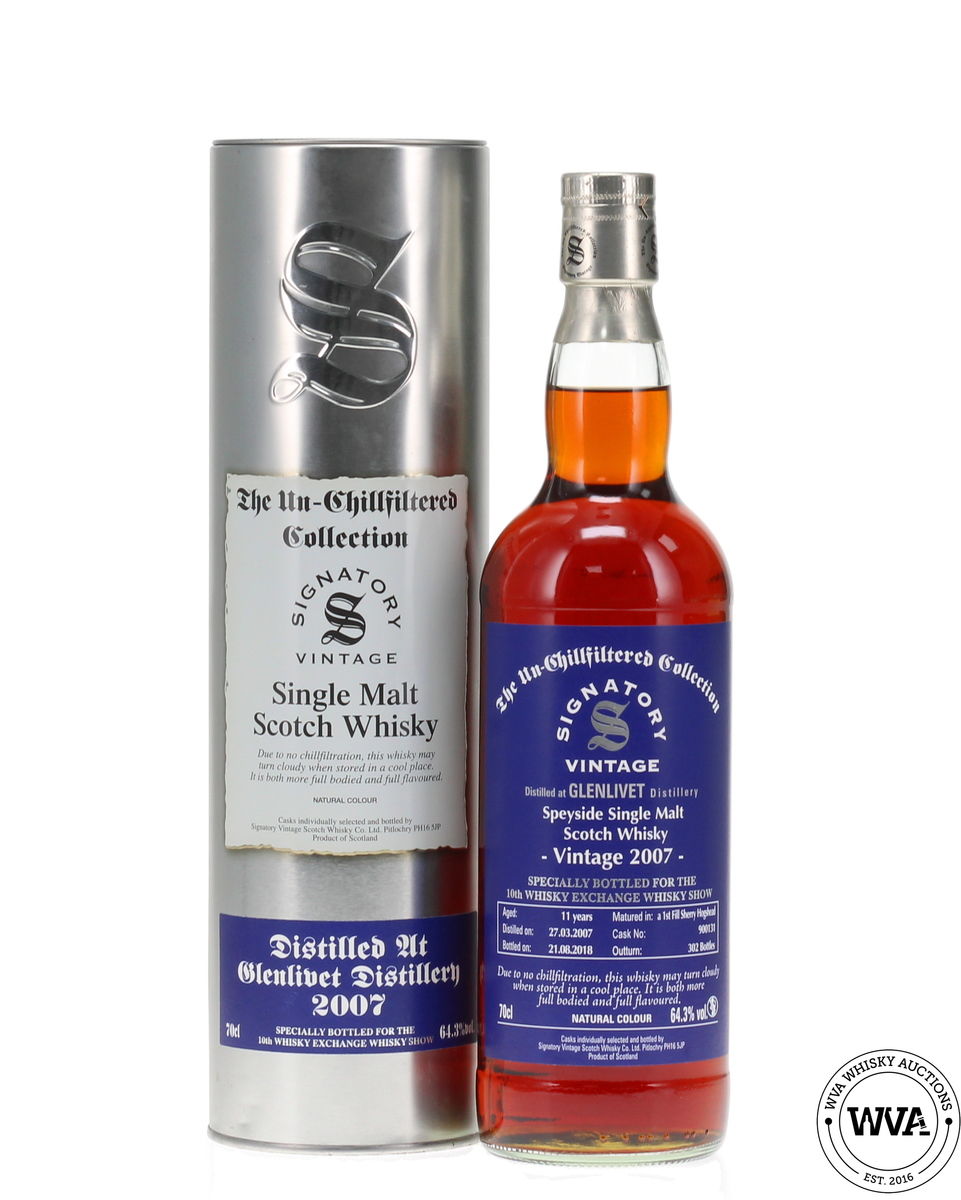 Glenlivet 11 Year Old - 2007 - Signatory Vintage