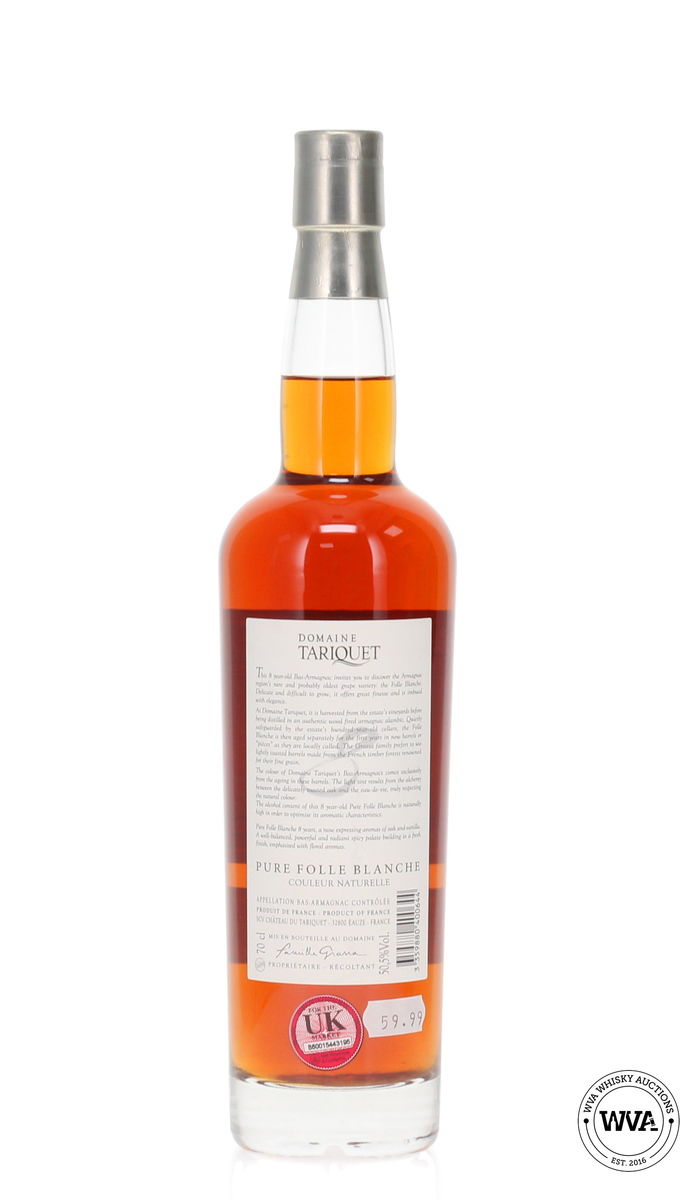 Domaine Tariquet 8 Year Old Bas-Armagnac - Cask Strength