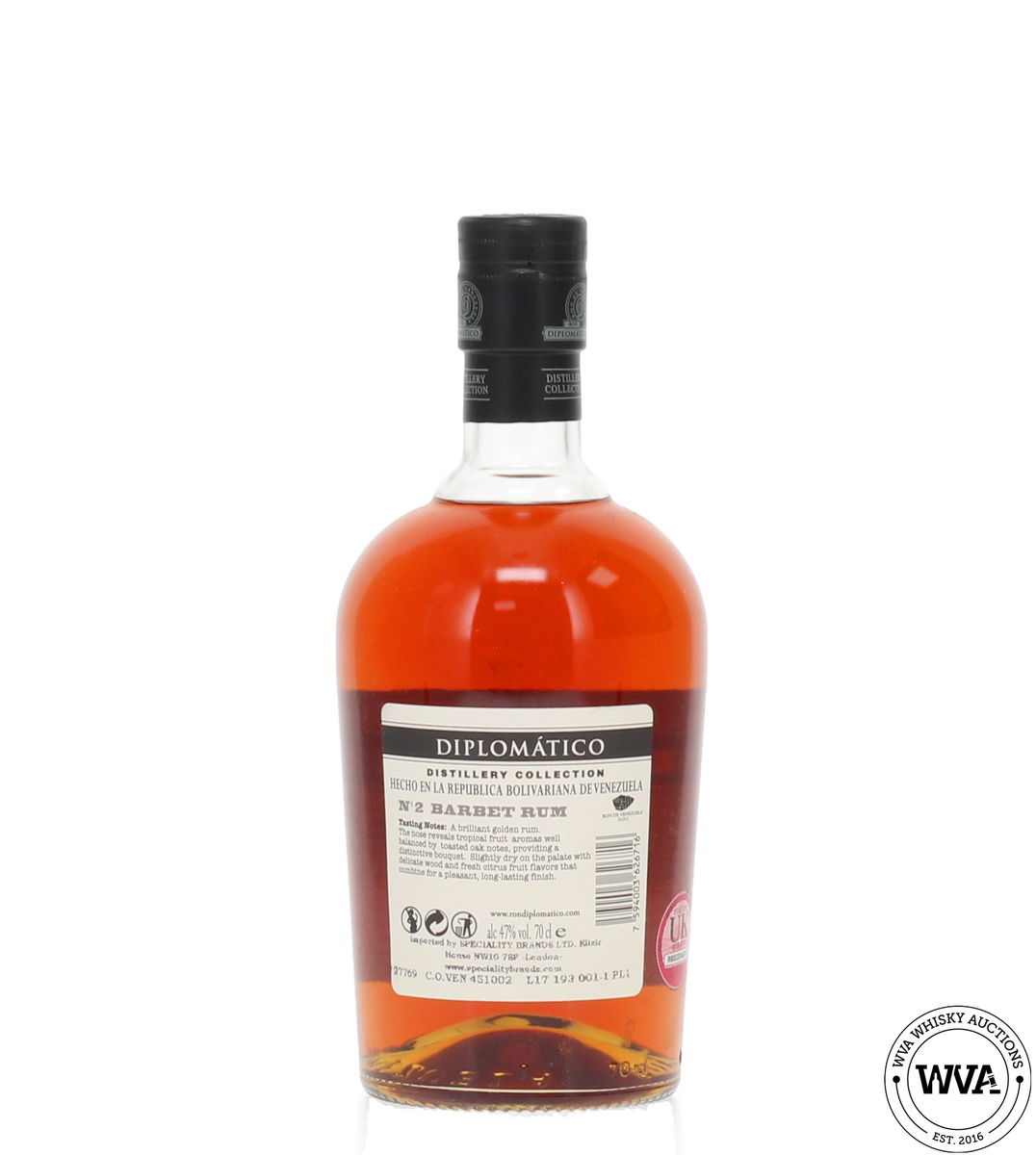 Diplomatico No2 Barbet Rum