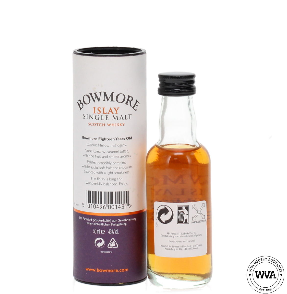 Bowmore 18 Year Old Miniature